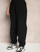 palma Pantaloni din bumbac negri cu talie înaltă în stil clasic Arivora