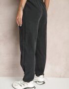 palma Pantaloni Gri închis din Bumbac High Waist Galili