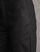  Pantaloni cerati croi drept Pirette Negri
