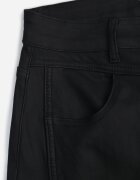  Pantaloni cerati croi drept Pirette Negri