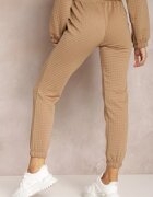  Pantaloni de trening Bej închis cu Imprimeu Alase