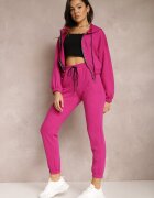  Pantaloni de trening Roz cu Imprimeu în relief Alase