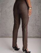  Pantaloni Maro închis Skinny Push Up Zilli