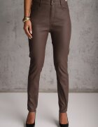  Pantaloni Maro închis Skinny Push Up Zilli