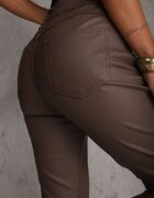 Pantaloni Maro închis Skinny Push Up Zilli