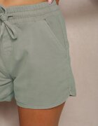  Pantaloni scurți Lejeri Verzi din Bumbac cu Elastic în Talie Dezorea