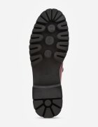  Pantofi Bordeaux Lăcuite cu platformă decorate cu catarame Nevauna