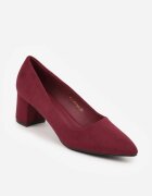  Pantofi cu toc Bordo Casual cu toc gros Bastien