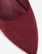  Pantofi cu toc Bordo Casual cu toc gros Bastien