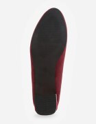  Pantofi cu toc Bordo Vices cu branț din piele naturală pe toc gros decorativ Nailise