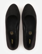  Pantofi cu toc Negre Vices cu branț din piele naturală pe toc decorativ Nailise