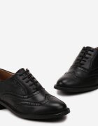  Pantofi Negri Clasici Oxford Delaisama