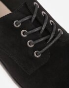  Pantofi Oxford Negri cu șireturi din piele Zatella