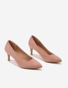  Pantofi roz Vices cu toc stiletto în stil clasic Savora
