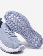  Pantofi sport Albaștri slip-on în stil șosetă cu talpă decorativă Moonlise