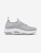  Pantofi sport Gri slip-on tip șosetă cu talpă decorativă Moonlise