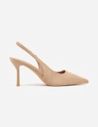  Pantofi stiletto Bej închis