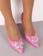  Pantofi stiletto fuchsia Mellyne