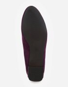  Pantofi stiletto Mov Vices cu Branț din Piele Naturală pe Toc Decorativ Nailise