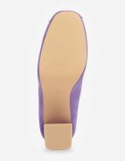  Pantofi Violet Vices cu toc cu Cataramă cu Cristale și Brant din Piele Arutia