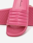  Papuci de piscină Fucsia cu bară lată cu matlasare Tandra