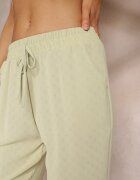pesail Pantaloni Verde deschis cu elastic în talie și fibră de bambus Ecili