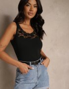 pesail Top Negru din bumbac Vestila