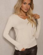  Pulover Eulinevia Bej