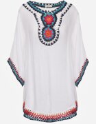 r&f fashion Cardigan Bluză Albă cu Inserții din Țesătură Ajurată Vandasia