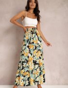 r&f fashion Fustă Negru-Galbenă Rozwyn