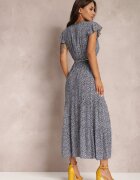 r&f fashion Granatowa Sukienka Tudielle