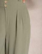 r&f fashion Pantaloni Verde închis stil Aladdin talie înaltă cu elastic în talie Riselma