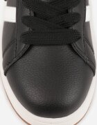 renda Sneakers Negri în Stil de Adidași Iconici cu Benzi Decorative Marazea