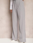 retro & icone Pantaloni Gri Largi cu închidere cu cârlig Brutris