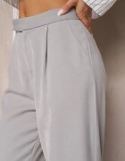 retro & icone Pantaloni Gri Largi cu închidere cu cârlig Brutris