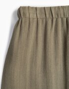 retro & icone Pantaloni Verzi Wide Leg High Waist din Viscoză Terilină