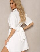retro & icone Rochie albă Aesades