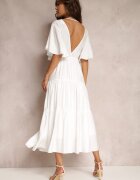 retro & icone Rochie Albă Dopley
