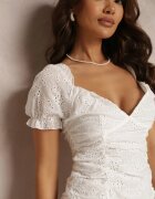 retro & icone Rochie Albă Mellehe