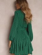 retro & icone Rochie Cămașă Verde Lelli