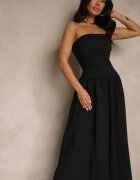 retro & icone Rochie Neagră de cocktail din bumbac Bodycon Filitera
