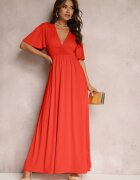 retro & icone Rochie Roșie Delsarte