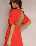 retro & icone Rochie Roșie Delsarte