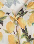 retro & icone Rochie tip cămașă Bej Evazată cu cordon legat și mânecă scurtă Lavialane