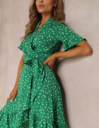 retro & icone Rochie Verde Meleris