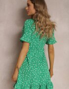 retro & icone Rochie Verde Thaelice