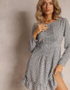  Rochie Alb-Negru Bathetis