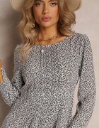  Rochie Alb-Negru Bathetis