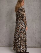  Rochie bleumarin Bancroft cu imprimeu strălucitor