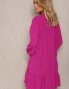  Rochie cămașă violetă mini Galdra